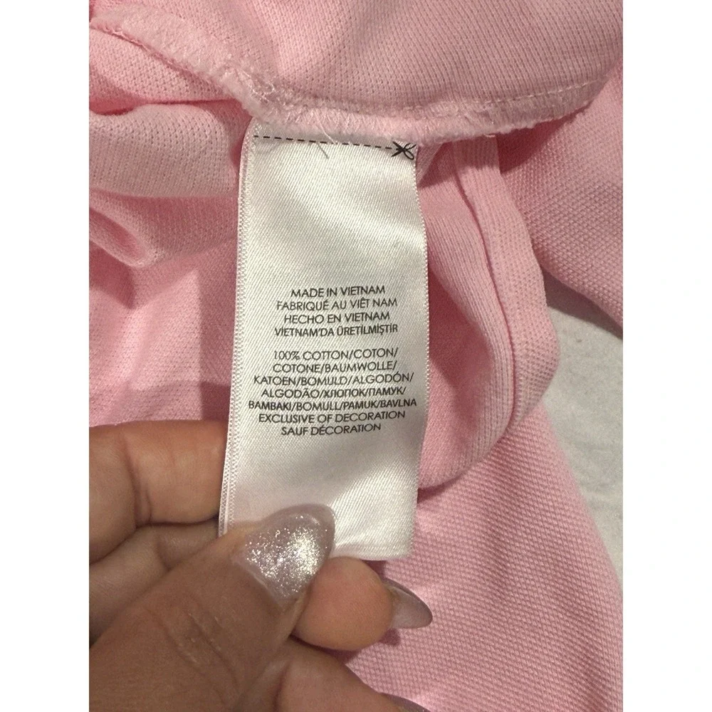Polo Ralph Lauren Featherweight Mesh Long Sleeve Shirt Men's Sz XXL/TTG Pink ECU